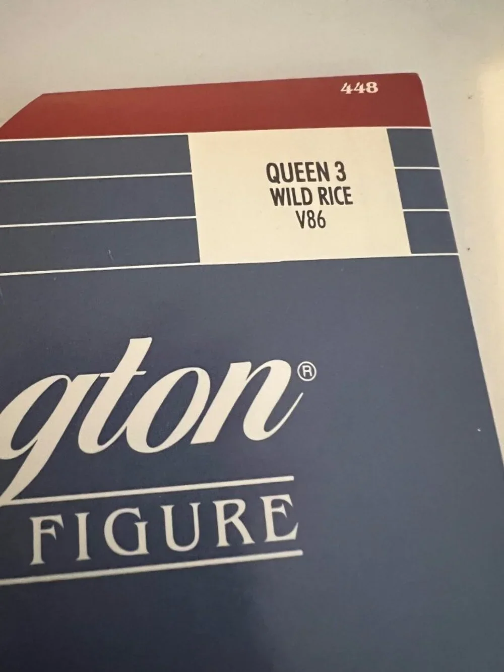 Pantyhose Sheer Queen 3 Vintage Burlington Wild Rice Set of 2 NEW